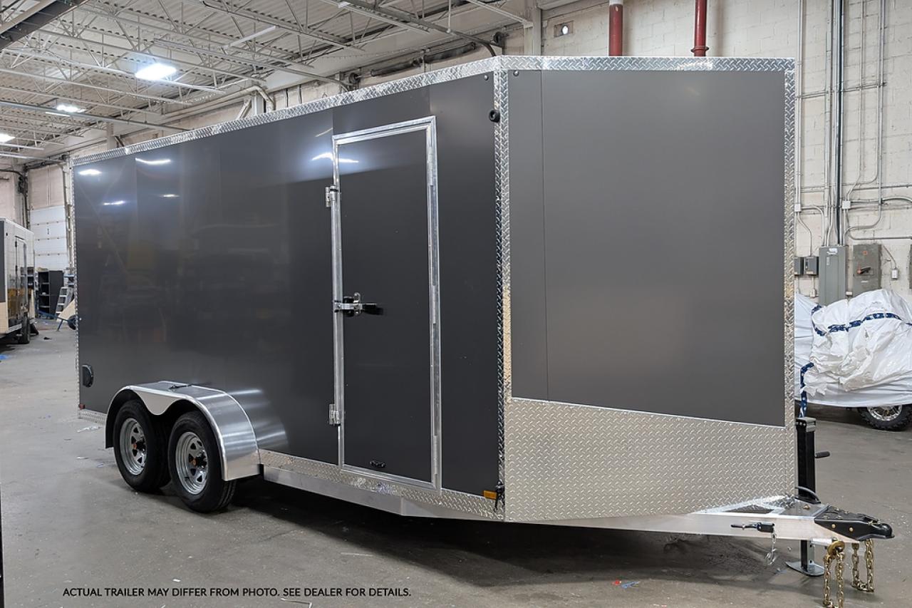 New 2025 Canadian Trailer Company 7x14 V Nose Cargo Trailer Aluminum Tandem Axle for sale in Guelph, ON