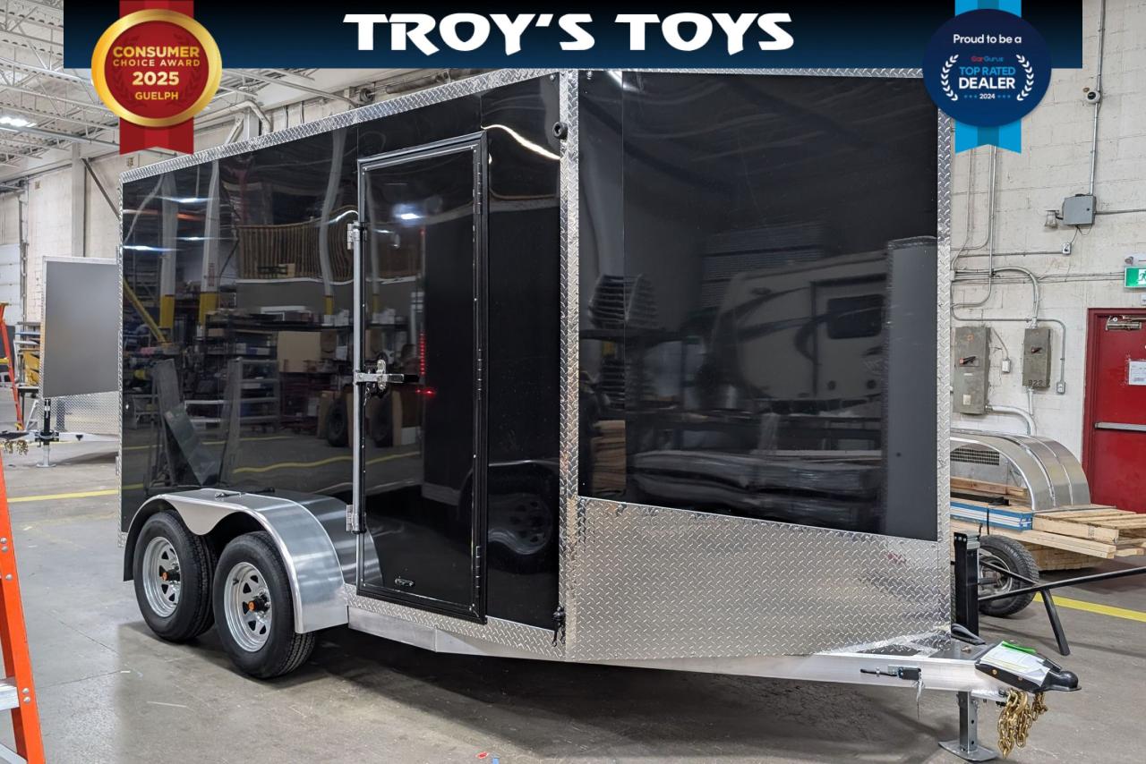 2025 Canadian Trailer Company 7x12 V-Nose Cargo Trailer Aluminum Tandem Axle