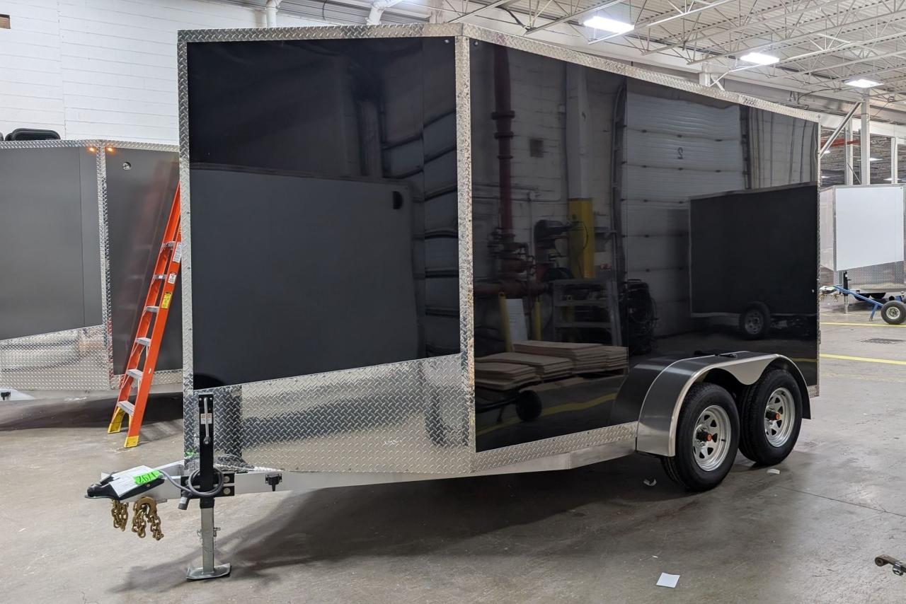 2025 Canadian Trailer Company 7x12 V-Nose Cargo Trailer Aluminum Tandem Axle
