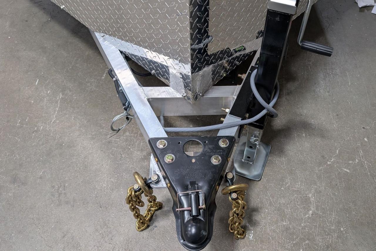 2025 Canadian Trailer Company 7x12 V-Nose Cargo Trailer Aluminum Tandem Axle