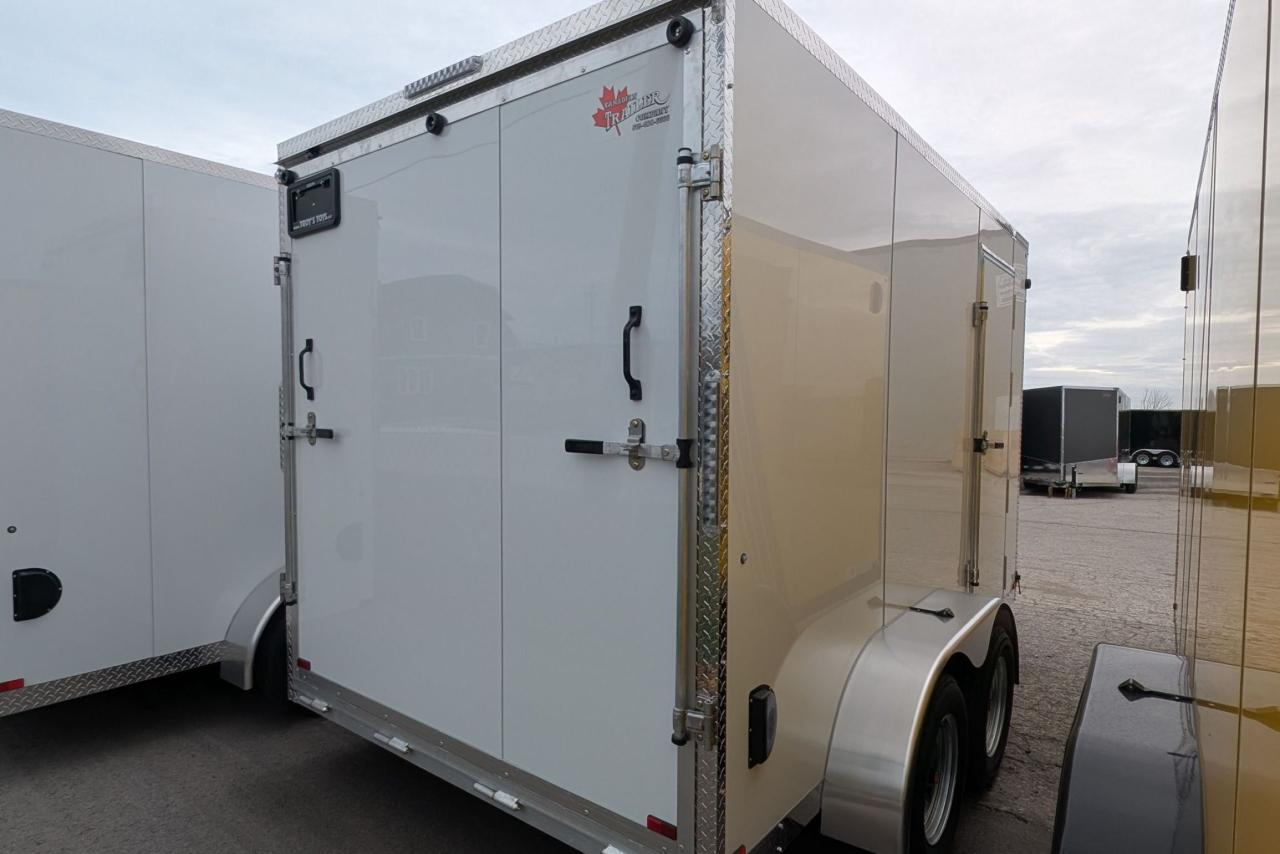 2025 Canadian Trailer Company 7x12 V-Nose Cargo Trailer Aluminum Tandem Axle