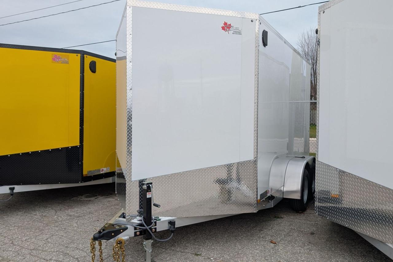 2025 Canadian Trailer Company 7x12 V-Nose Cargo Trailer Aluminum Tandem Axle