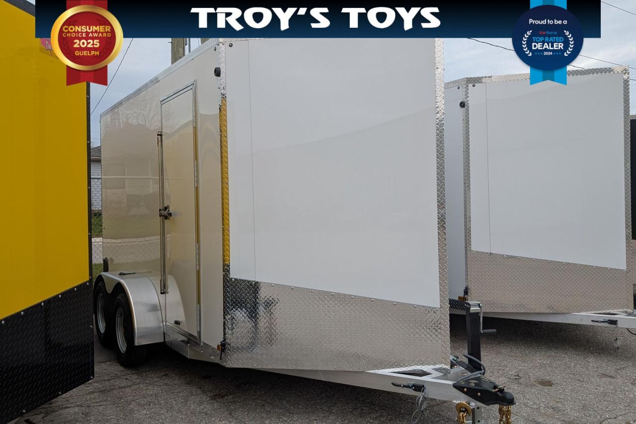 2025 Canadian Trailer Company 7x12 V-Nose Cargo Trailer Aluminum Tandem Axle