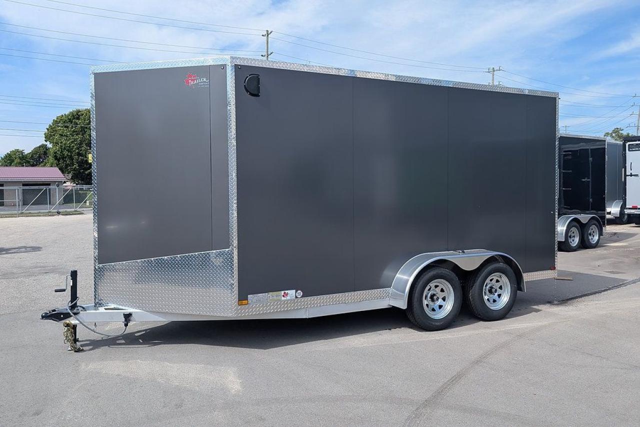 2025 Canadian Trailer Company 7x14 V Nose Cargo Trailer Aluminum Tandem Axle