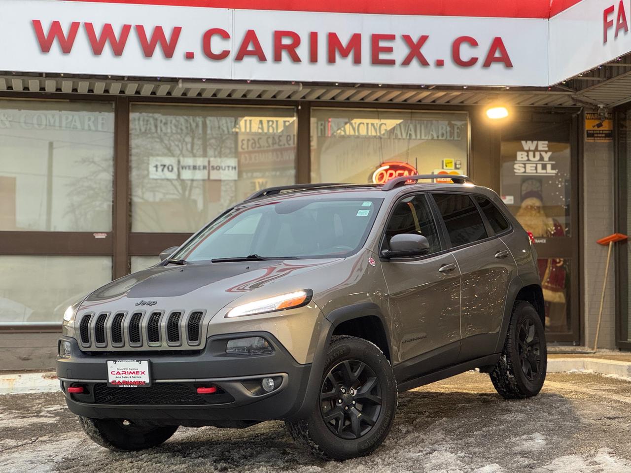 2016 Jeep Cherokee Trailhawk Leather | Sunroof | Heated Seats | Heated Steering | Backup Camera Photo0
