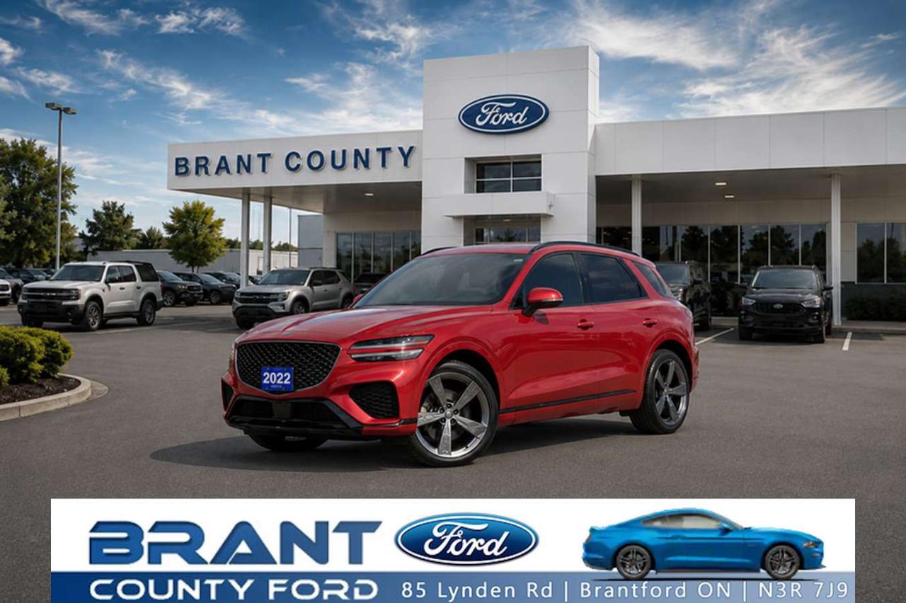 2022 Genesis GV70 GV70 3.5T SPORT PLUS MUANA RED HEADS UP DISPLAY Photo