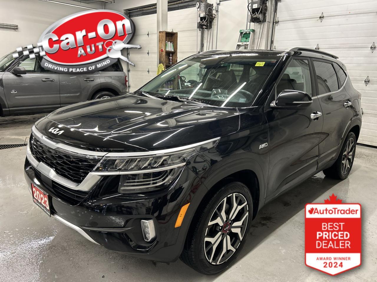 TOP OF THE LINE SX TURBO ALL-WHEEL DRIVE W/ RED LEATHER AND SUNROOF!! Heated & cooled seats, heated steering, heads-up display, premium Bose audio, adaptive cruise control, pre-collision system, lane safety, blind spot monitor, Android Auto/ Apple CarPlay, navigation, 18-inch alloys, backup camera, wireless charger, automatic climate control, full power group incl. power driver & passenger seats, automatic headlights, Sirius XM and more! This vehicle just landed and is awaiting a full detail and photo shoot. Contact us and book your road test today!