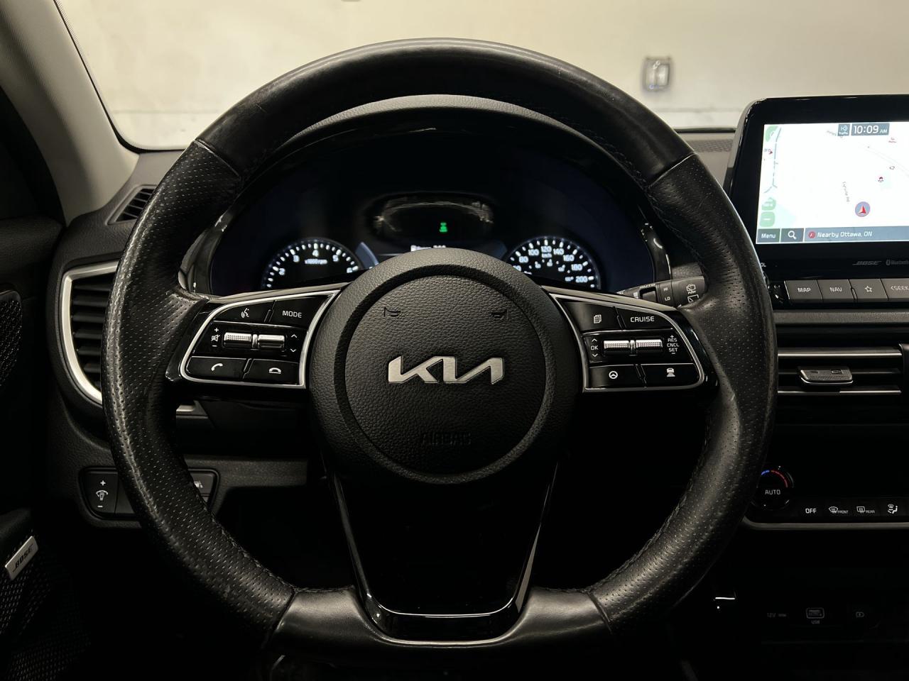 2023 Kia Seltos SX TURBO AWD | RED LEATHER| HTD/COOLED SEATS| BOSE Photo