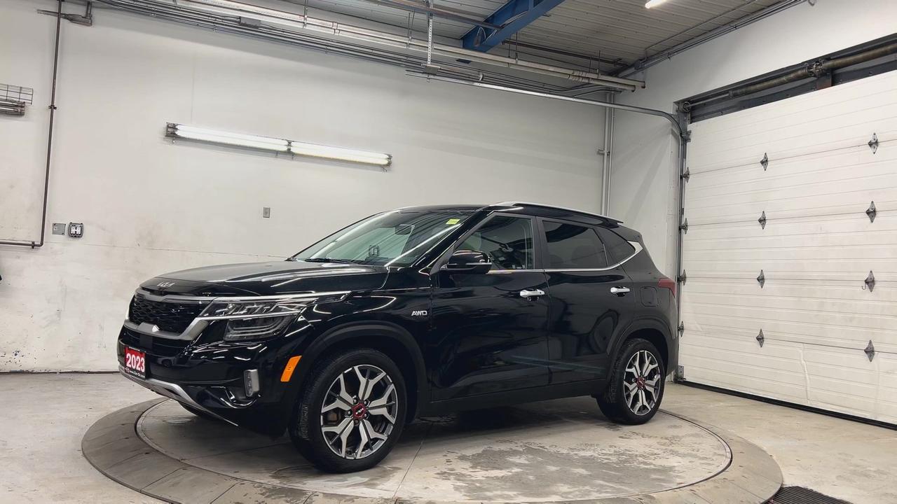 2023 Kia Seltos SX TURBO AWD | RED LEATHER| HTD/COOLED SEATS| BOSE Photo