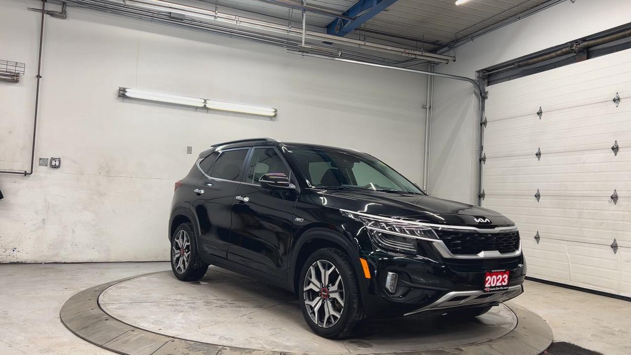 2023 Kia Seltos SX TURBO AWD | RED LEATHER| HTD/COOLED SEATS| BOSE Photo2