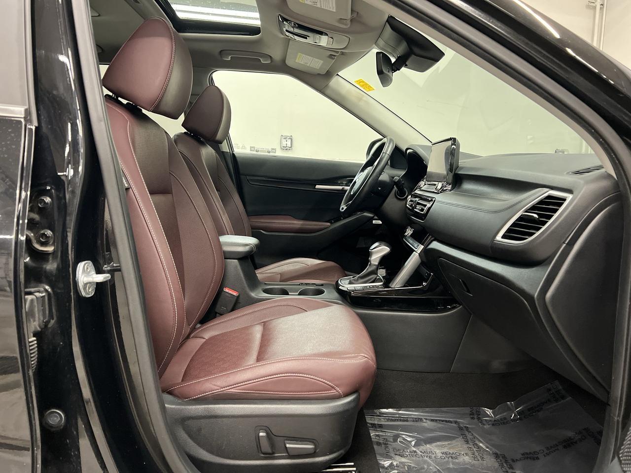 2023 Kia Seltos SX TURBO AWD | RED LEATHER| HTD/COOLED SEATS| BOSE Photo