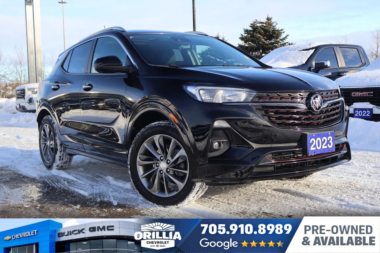 Odometer is 30363 kilometers below market average!

Black 2023 Buick Encore GX Select 4D Sport Utility AWD
9-Speed Automatic ECOTEC 1.3L Turbo


Did this vehicle catch your eye? Book your VIP test drive with one of our Sales and Leasing Consultants to come see it in person.

Remember no hidden fees or surprises at Jim Wilson Chevrolet. We advertise all in pricing meaning all you pay above the price is tax and cost of licensing.