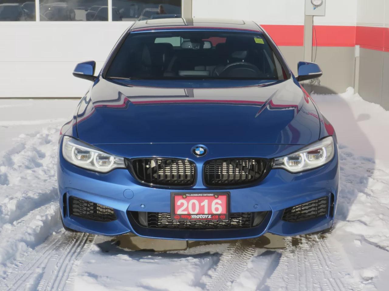 2016 BMW 4 Series 435i xDrive (**LOW KM!**CLEAN TITLE/NO ACCIDENTS!!**SAFETY/CERTIFIED!!**AWD**ALLOY RIMS**NAVIGATION**SUNROOF**HEATED SEATS**DUAL EXHAUST**LEATHER**POWER SEATS**REVERSE CAMERA**REAR PRIVACY COVER*REAR WEATHER TECH MAT**RUBBER MATS**BLUETOOTH**CRUISE CONTRO Photo