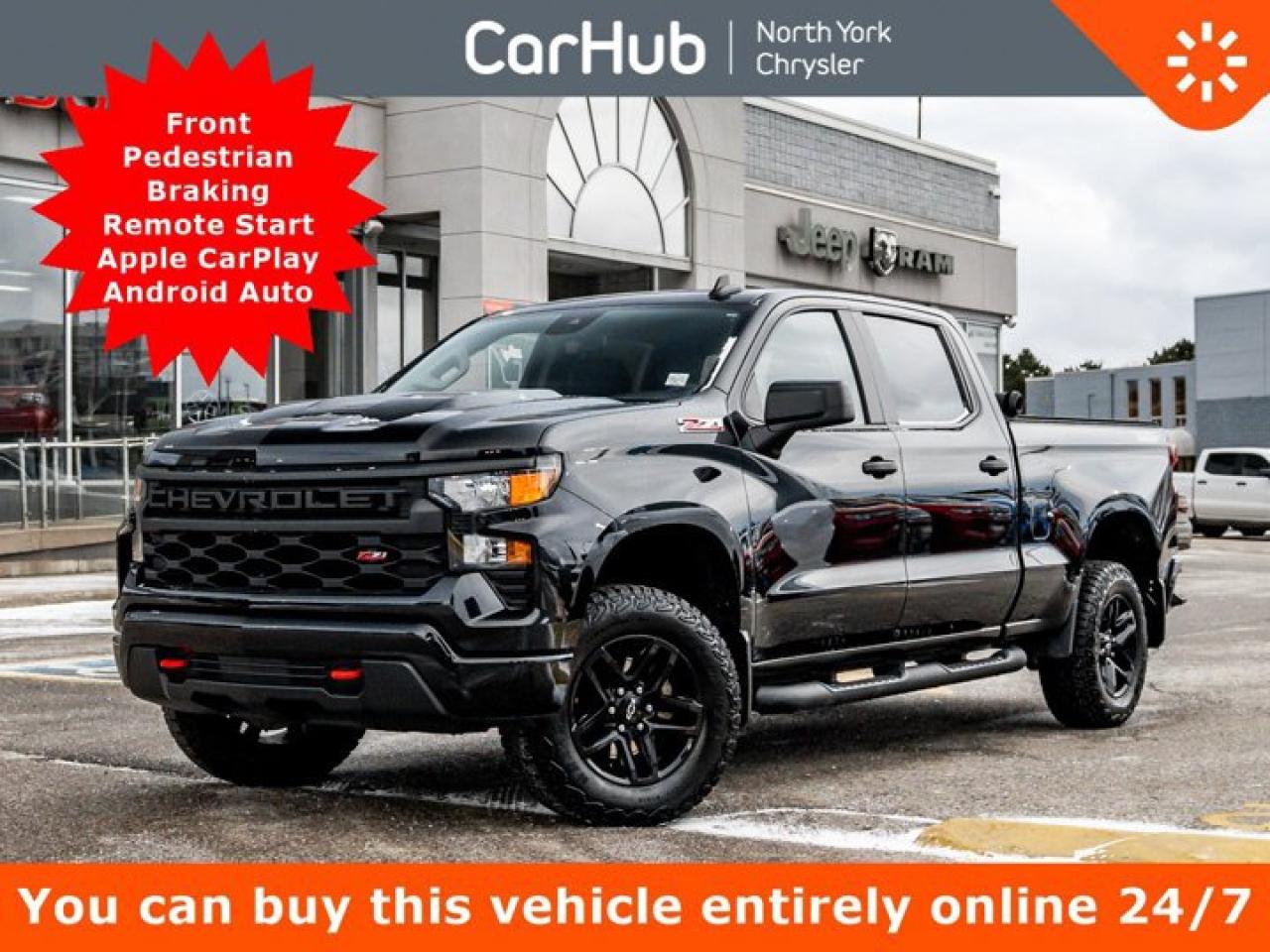 2024 Chevrolet Silverado 1500 Custom Trail Boss 157" Front Pedestrian Braking Remote Start Apple CarPlay Photo
