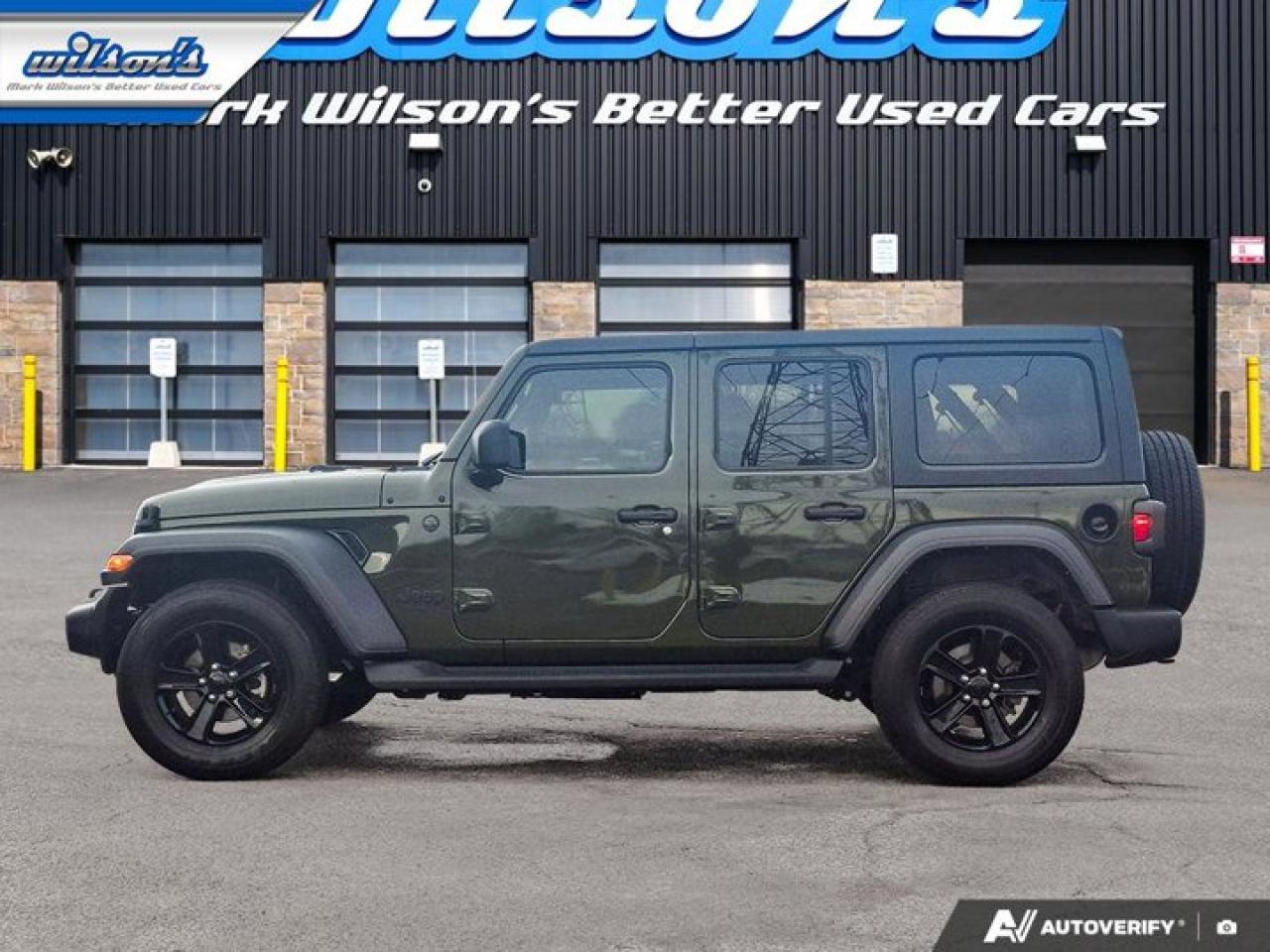 2023 Jeep Wrangler Sport Altitude 4X4 | V6 | Heated Wheel + Seats | Remote Start | Tow Pkg | Nav | CarPlay and More ! Photo