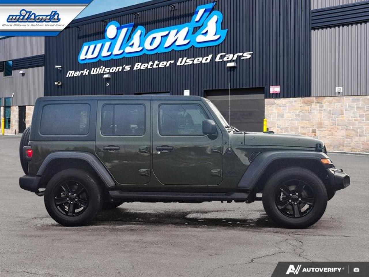 2023 Jeep Wrangler Sport Altitude 4X4 | V6 | Heated Wheel + Seats | Remote Start | Tow Pkg | Nav | CarPlay and More ! Photo
