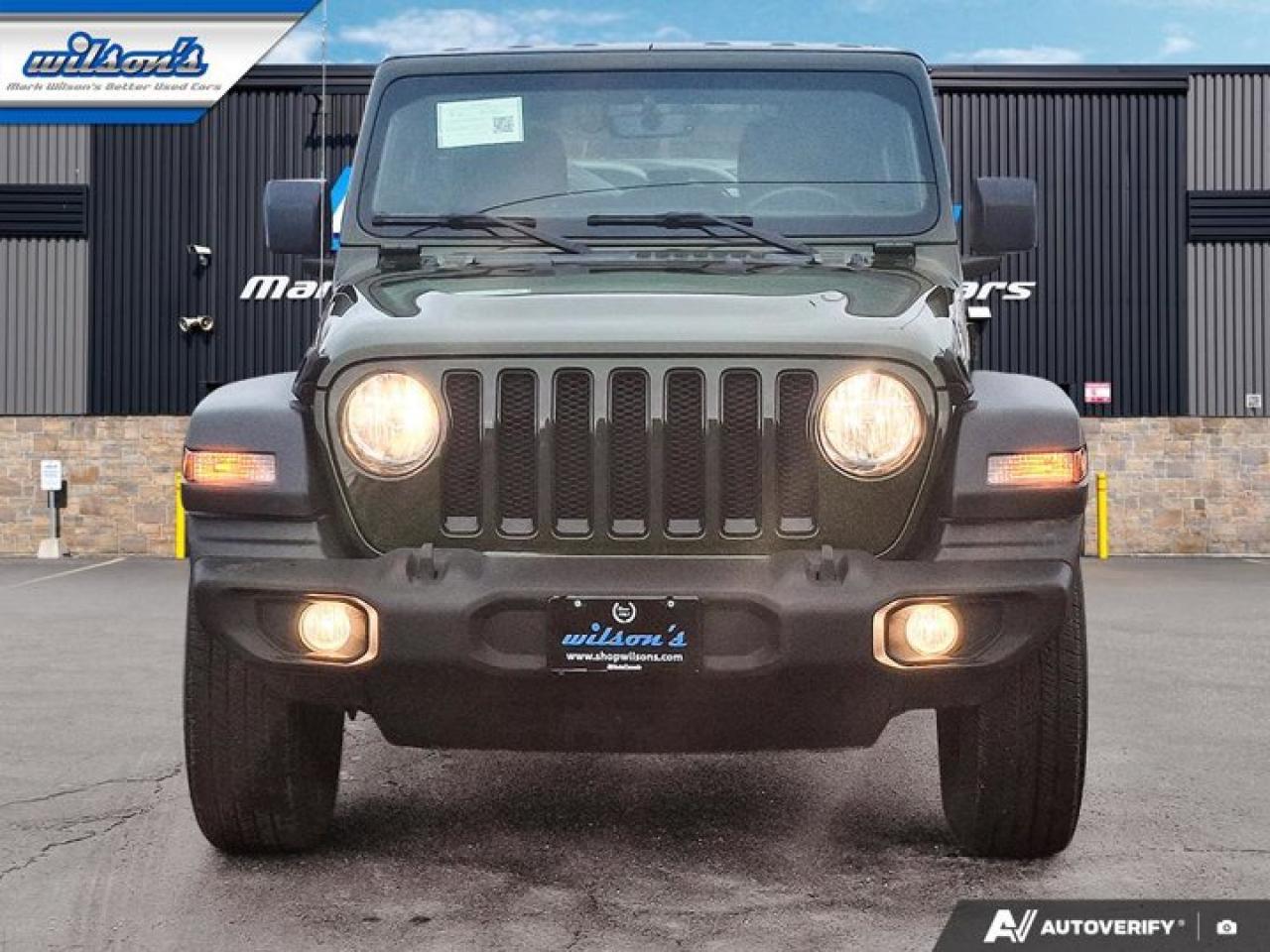 2023 Jeep Wrangler Sport Altitude 4X4 | V6 | Heated Wheel + Seats | Remote Start | Tow Pkg | Nav | CarPlay and More ! Photo