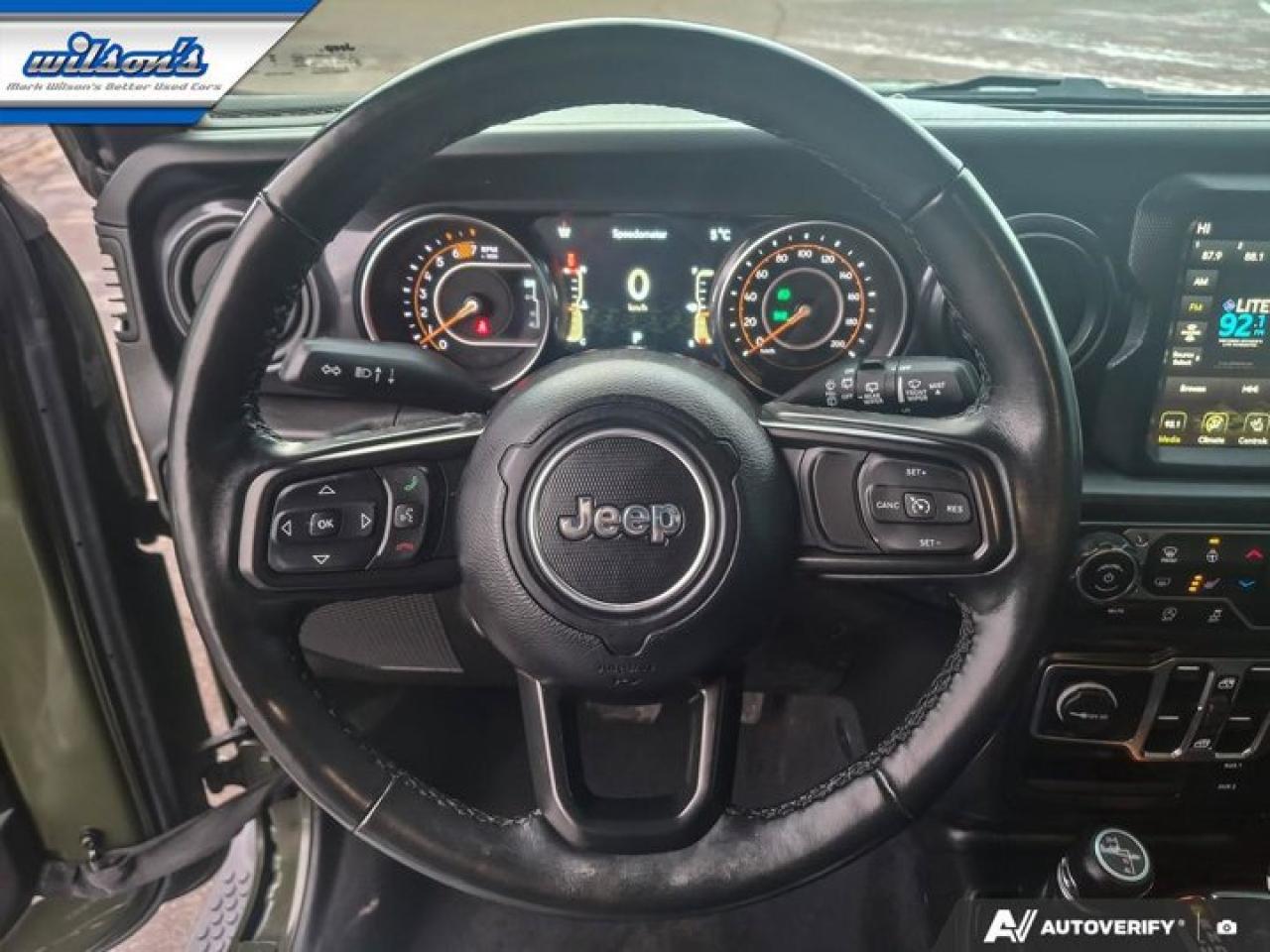 2023 Jeep Wrangler Sport Altitude 4X4 | V6 | Heated Wheel + Seats | Remote Start | Tow Pkg | Nav | CarPlay and More ! Photo