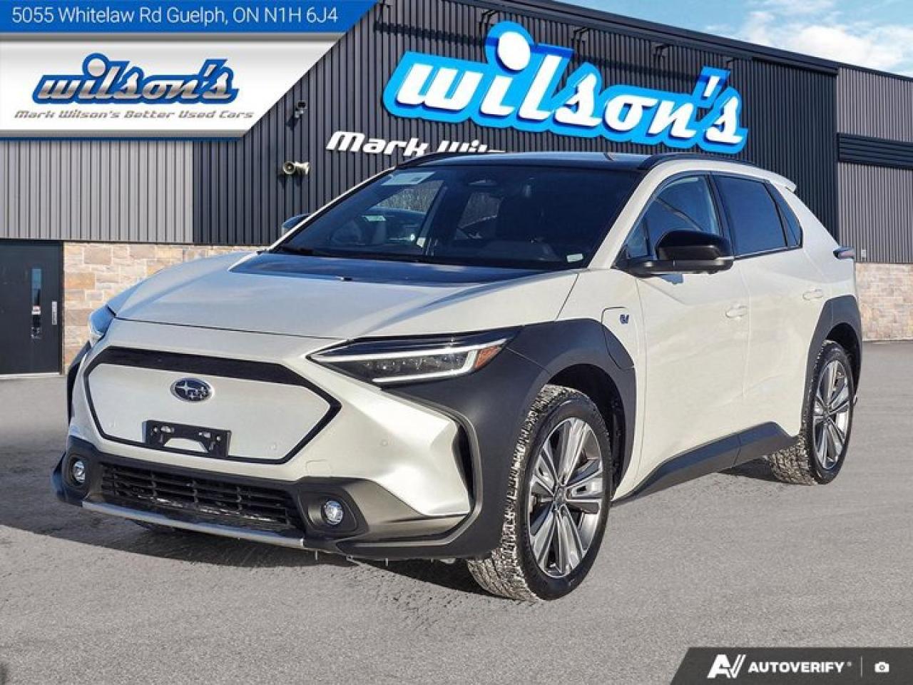 2024 Subaru Solterra w/Technology Package | Leather | Sunroof | 360 Camera | Adaptive Cruise | and More ! Photo0