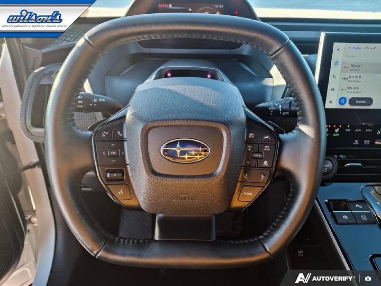 2024 Subaru Solterra w/Technology Package | Leather | Sunroof | 360 Camera | Adaptive Cruise | and More ! Photo