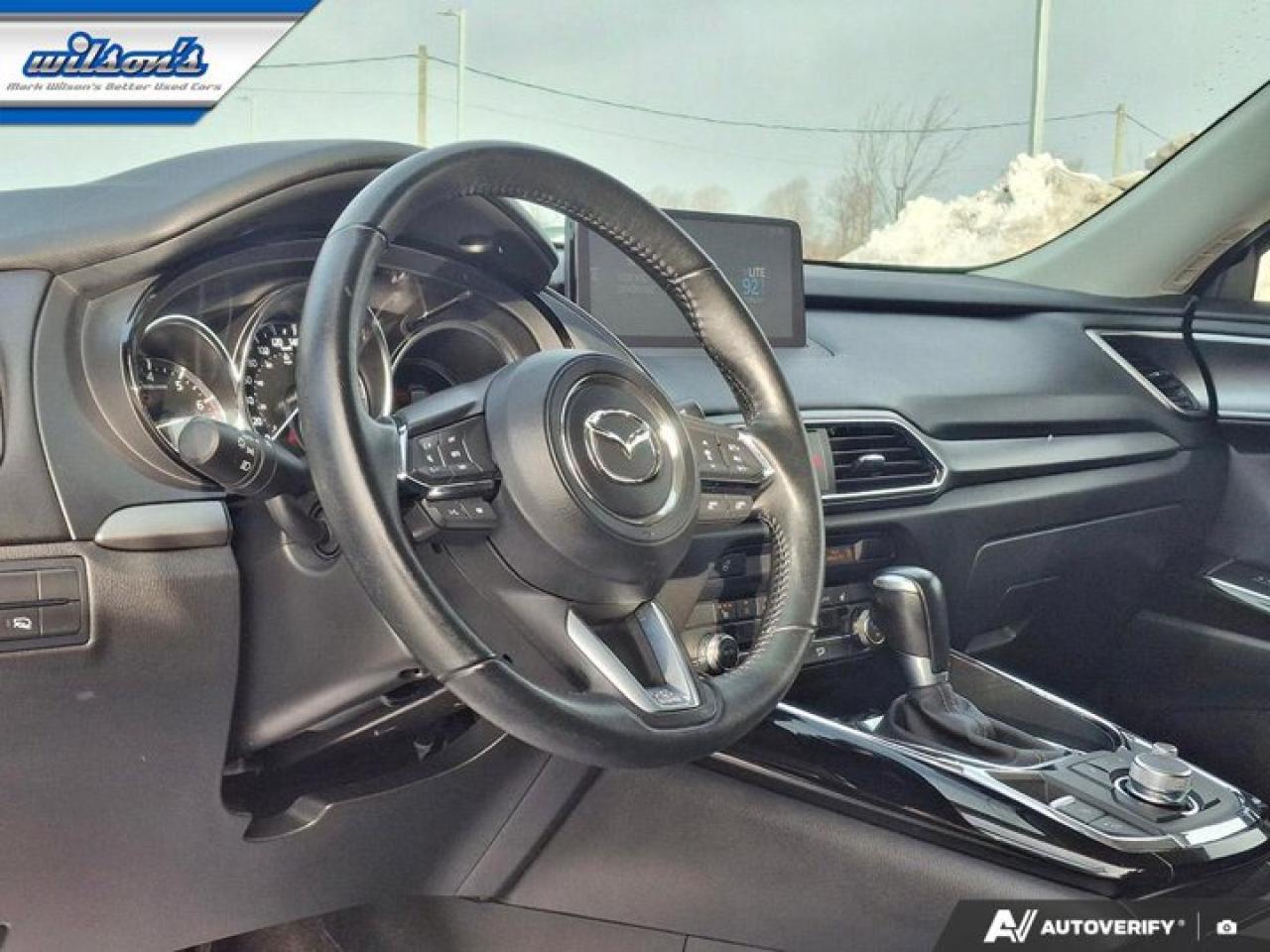 2022 Mazda CX-9 GS-L AWD | Leather | Sunroof | Adaptive Cruise | Heated Wheel + Seats | CarPlay + Android and More ! Photo