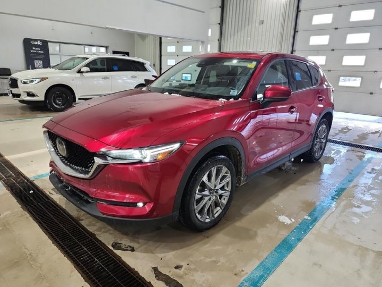 Used 2021 Mazda CX-5 GT AWD | Leather | Sunroof | Nav | HUD | Cooled + Heated Seats | Heated Wheel | Rear Cam and More ! for sale in Guelph, ON