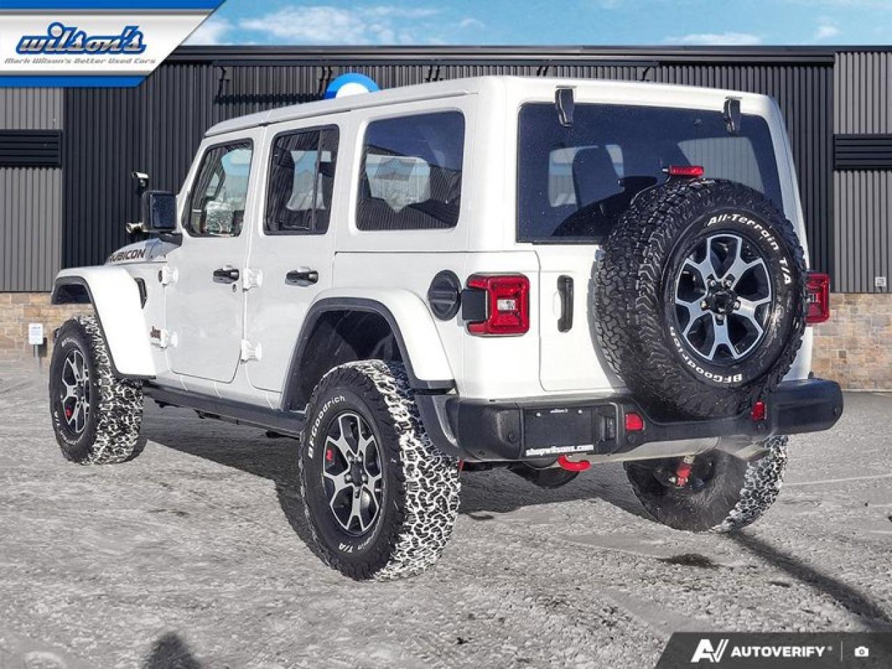 2022 Jeep Wrangler Unlimited Rubicon | V6 | 6-Speed Manual | Heated Wheel + Seats | Remote Start | Nav | BSM and More ! Photo