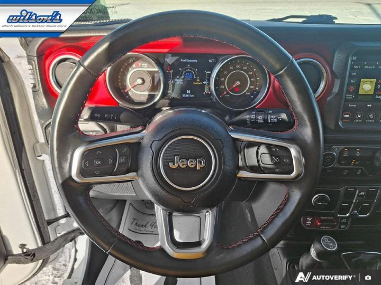 2022 Jeep Wrangler Unlimited Rubicon | V6 | 6-Speed Manual | Heated Wheel + Seats | Remote Start | Nav | BSM and More ! Photo