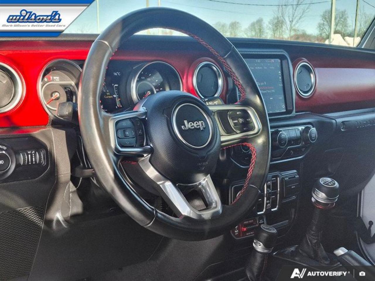 2022 Jeep Wrangler Unlimited Rubicon | V6 | 6-Speed Manual | Heated Wheel + Seats | Remote Start | Nav | BSM and More ! Photo