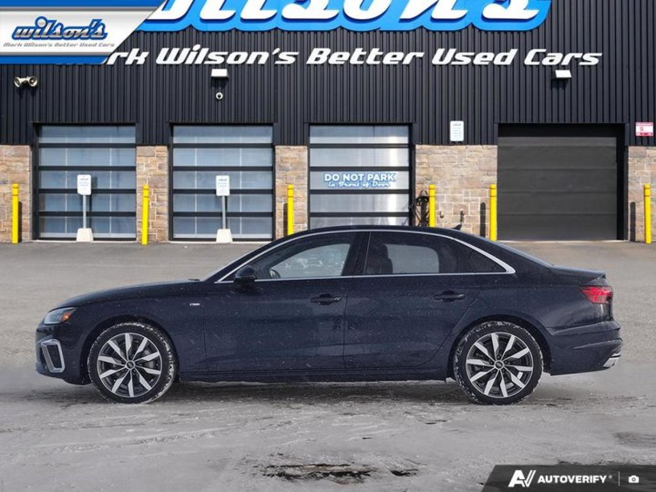 2022 Audi A4 Sedan Progressiv AWD | S-Line | Nav | Leather | Sunroof | Heated Wheel + Seats | CarPlay + Android & More! Photo