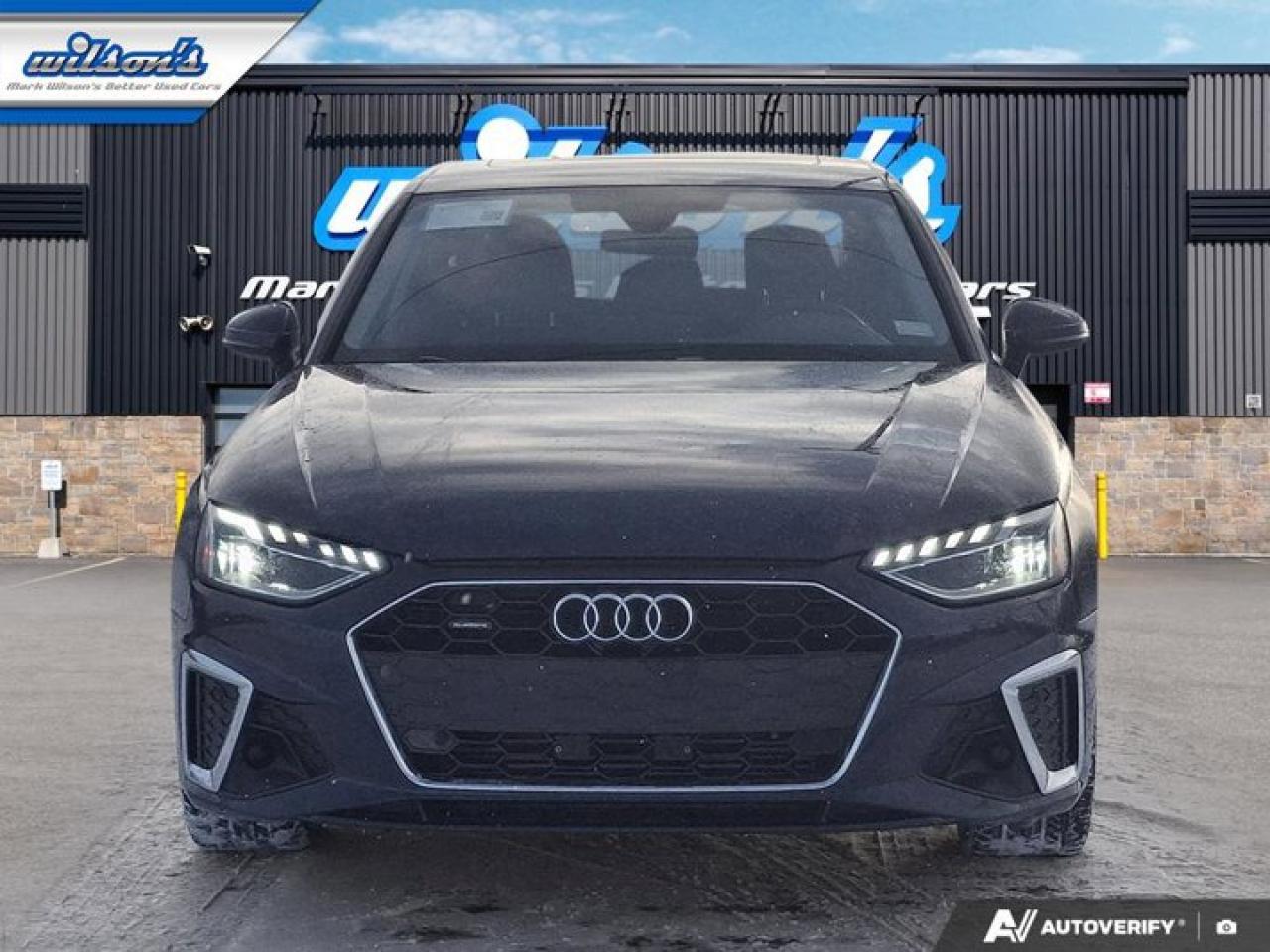 2022 Audi A4 Sedan Progressiv AWD | S-Line | Nav | Leather | Sunroof | Heated Wheel + Seats | CarPlay + Android & More! Photo