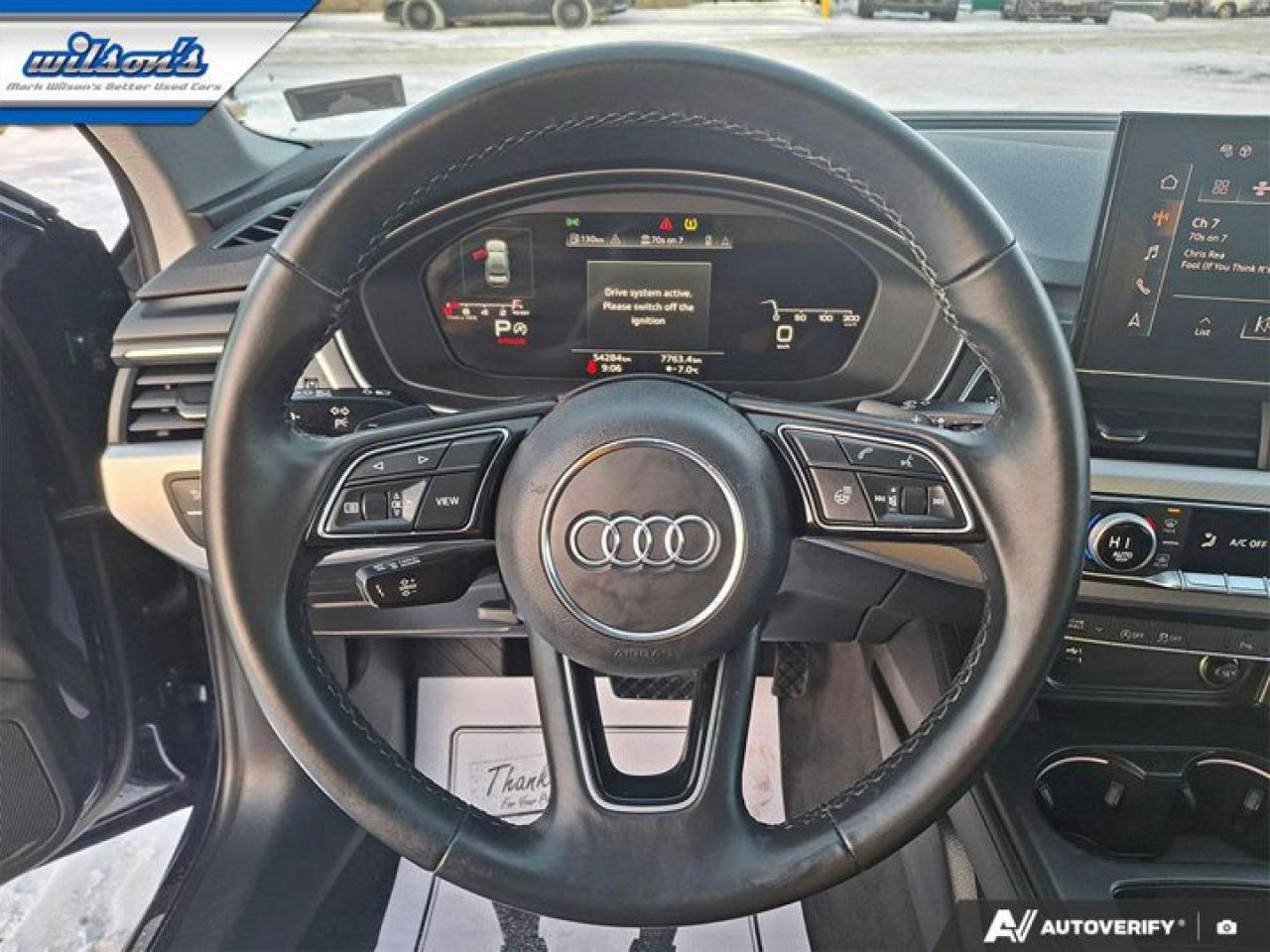 2022 Audi A4 Sedan Progressiv AWD | S-Line | Nav | Leather | Sunroof | Heated Wheel + Seats | CarPlay + Android & More! Photo