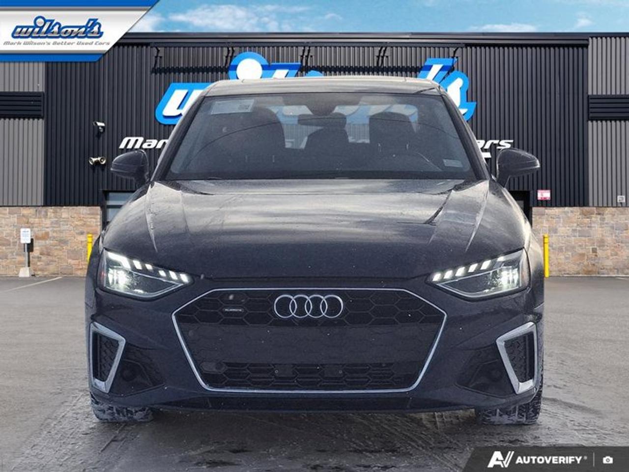 2022 Audi A4 Sedan Progressiv AWD | S-Line | Nav | Leather | Sunroof | Heated Wheel + Seats | CarPlay + Android & More! Photo