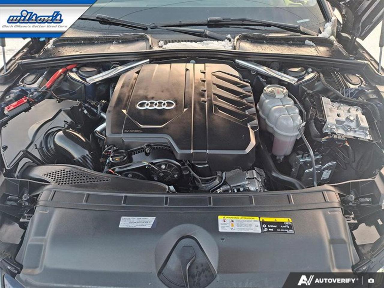 2022 Audi A4 Sedan Progressiv AWD | S-Line | Nav | Leather | Sunroof | Heated Wheel + Seats | CarPlay + Android & More! Photo