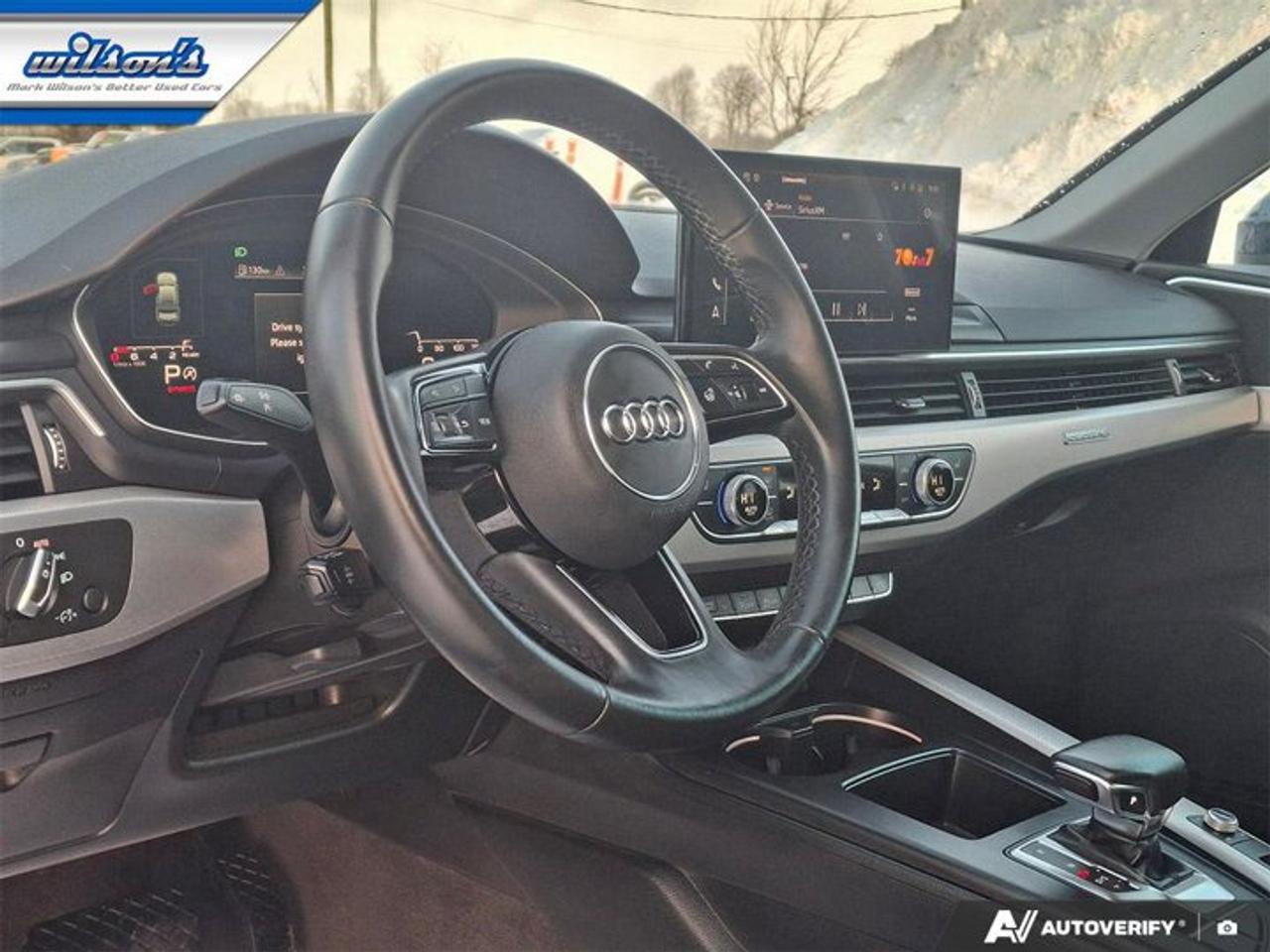 2022 Audi A4 Sedan Progressiv AWD | S-Line | Nav | Leather | Sunroof | Heated Wheel + Seats | CarPlay + Android & More! Photo