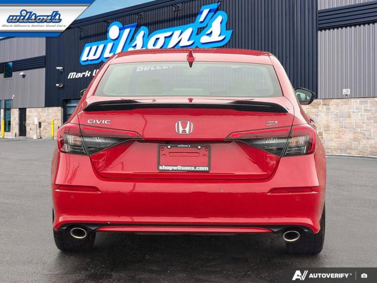2022 Honda Civic SI Sedan 6-Speed Manual | Nav | Heated Wheel + Seats | CarPlay + Android | Adaptive Cruise | and More ! Photo