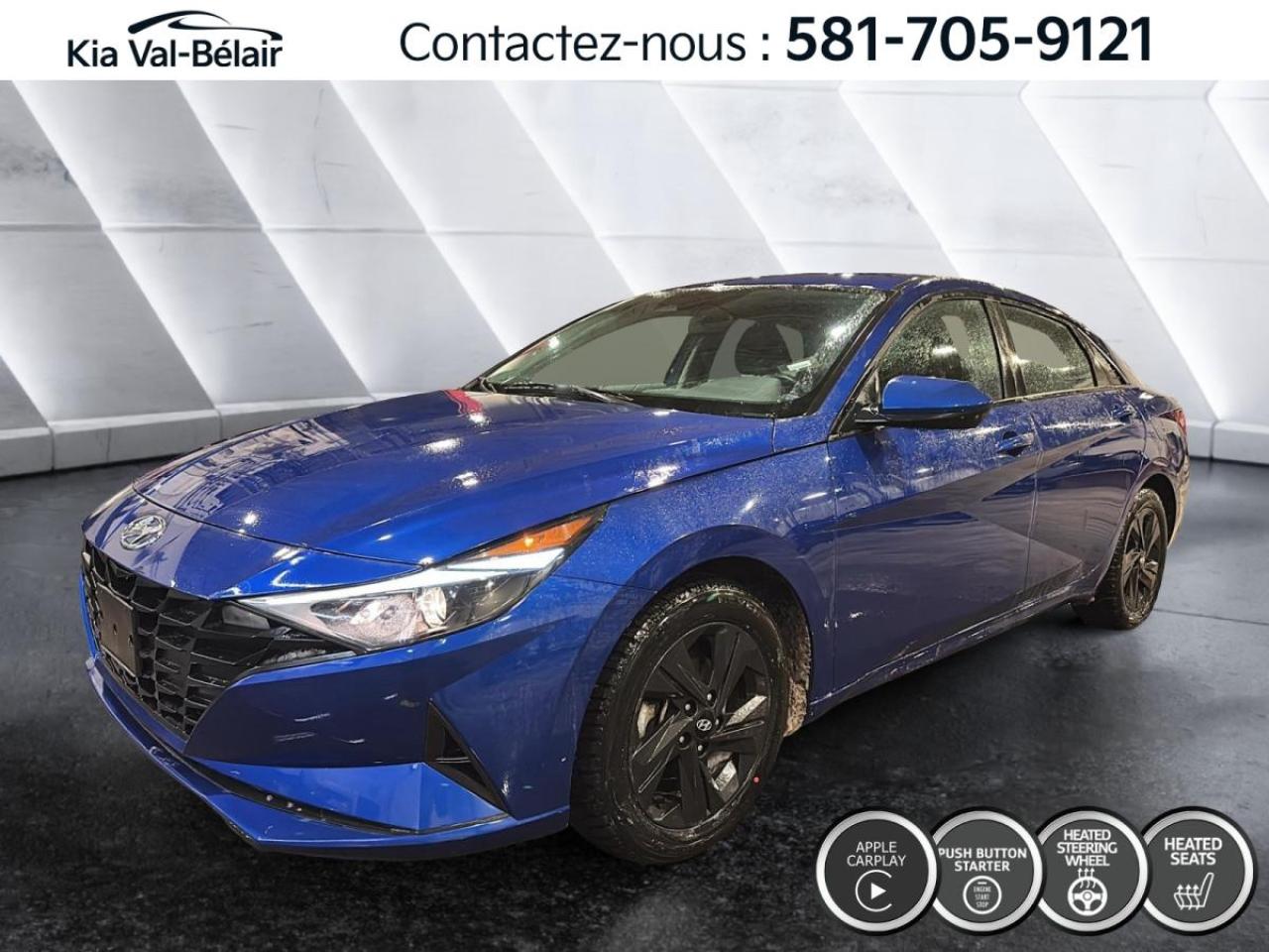 Used 2023 Hyundai Elantra PREFERRED *CRUISE *CAMERA *CARPLAY *SIEGES/VOLANT CHAUFF for sale in Québec, QC