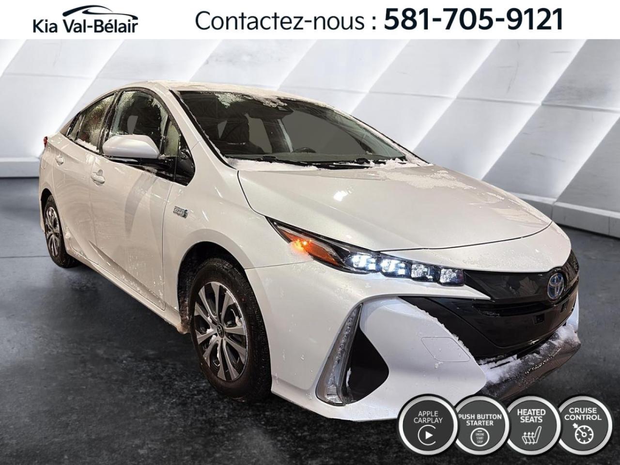 Used 2022 Toyota Prius Prime PRIME *SIÈGES CHAUFF *CAMÉRA *CARPLAY *BOUTON-POUSSOIR for sale in Québec, QC