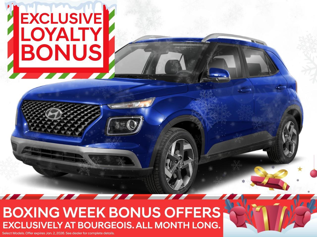 New 2026 Hyundai Venue Ultimate IVT w/Black Interior for sale in Midland, ON