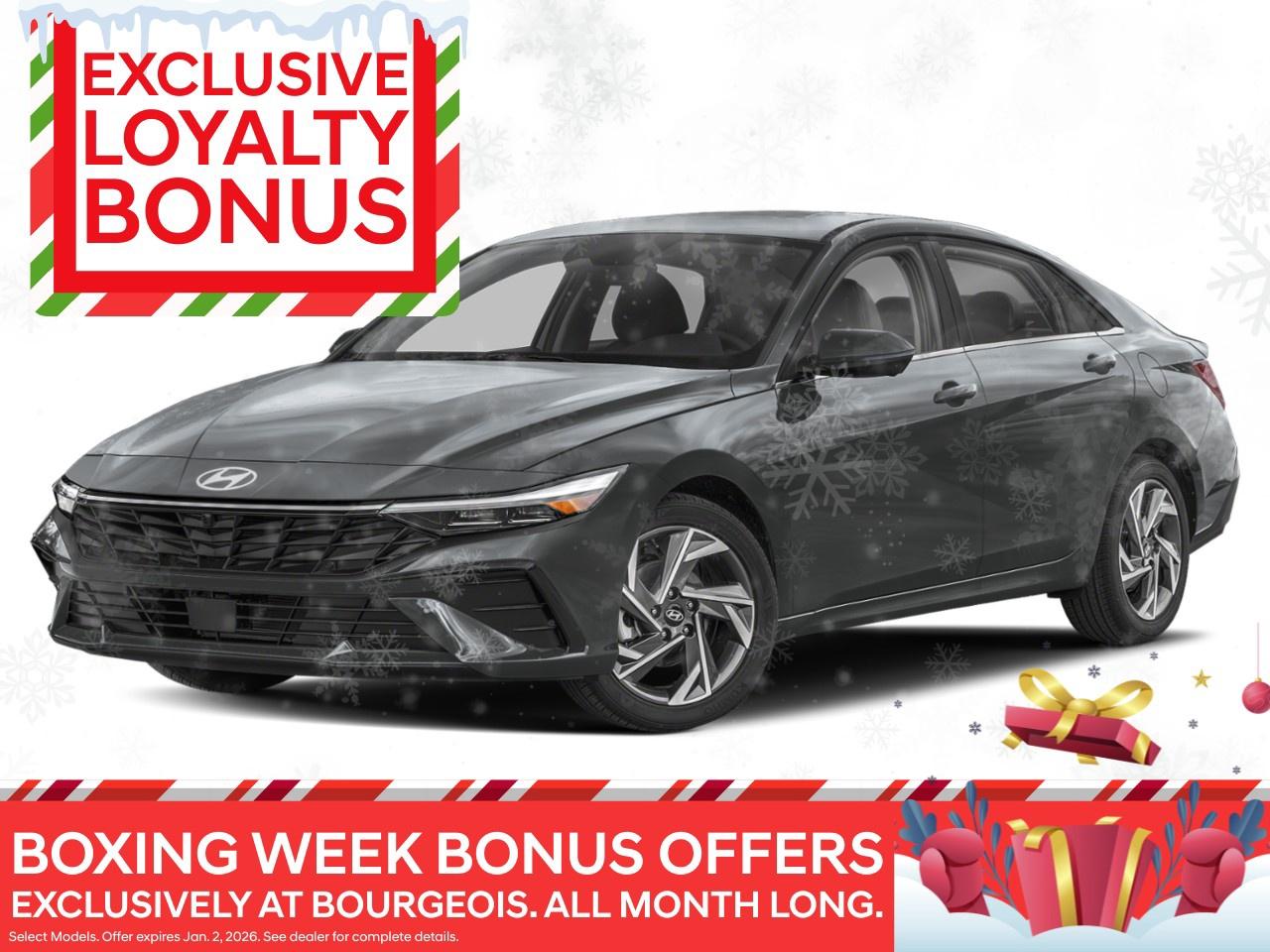 New 2026 Hyundai Elantra Luxury IVT w/Two-Tone Interior for sale in Midland, ON