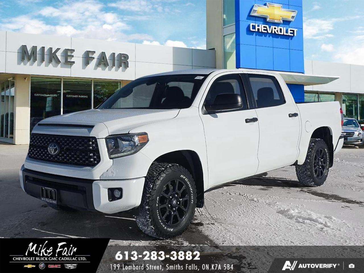 Used 2020 Toyota Tundra Blind Spot Monitoring, Rear Cross Traffic Alert, Dual Zone Climate Control, Upgraded Interior Comfor for sale in Smiths Falls, ON