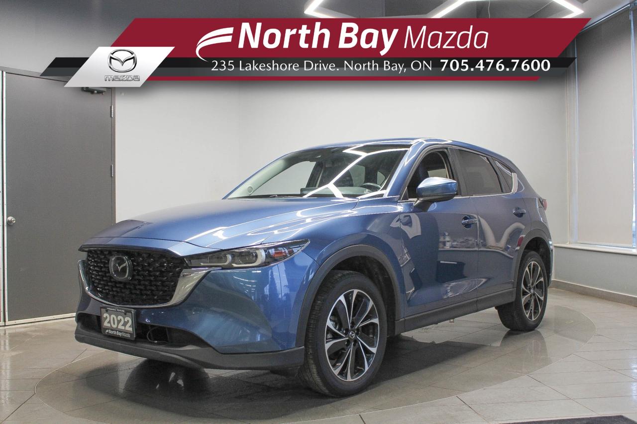 Used 2022 Mazda CX-5 GS HEATED SEATS/STEERING WHEEL - LEATHERETTE UPHOLSTERY - CLEAN CARFAX! for sale in North Bay, ON