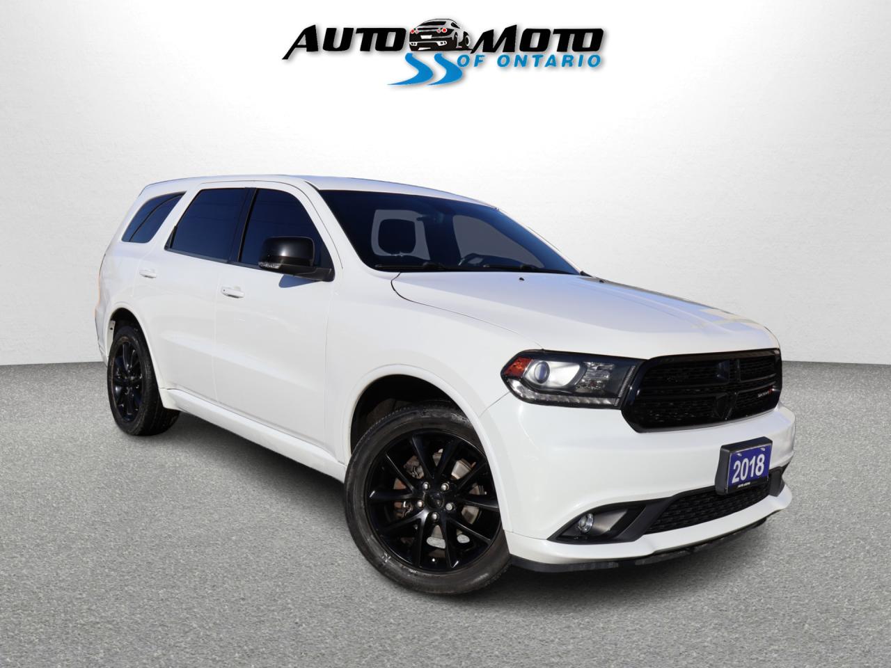 Used 2018 Dodge Durango GT AWD CERTIFIED *ACCIDENT FREE* CAMERA NAV BLUETOOTH LEATHER HEATED SEATS CRUISE ALLOYS for sale in Burlington, ON