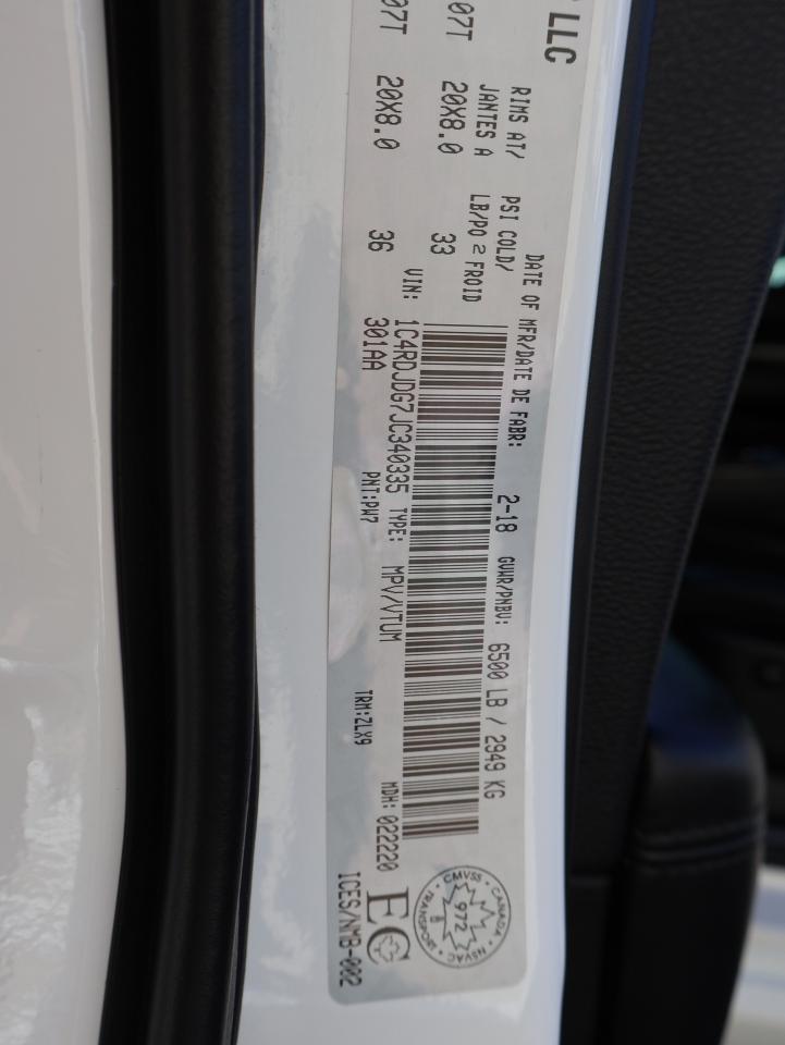 2018 Dodge Durango GT AWD CERTIFIED *ACCIDENT FREE* CAMERA NAV BLUETOOTH LEATHER HEATED SEATS CRUISE ALLOYS Photo