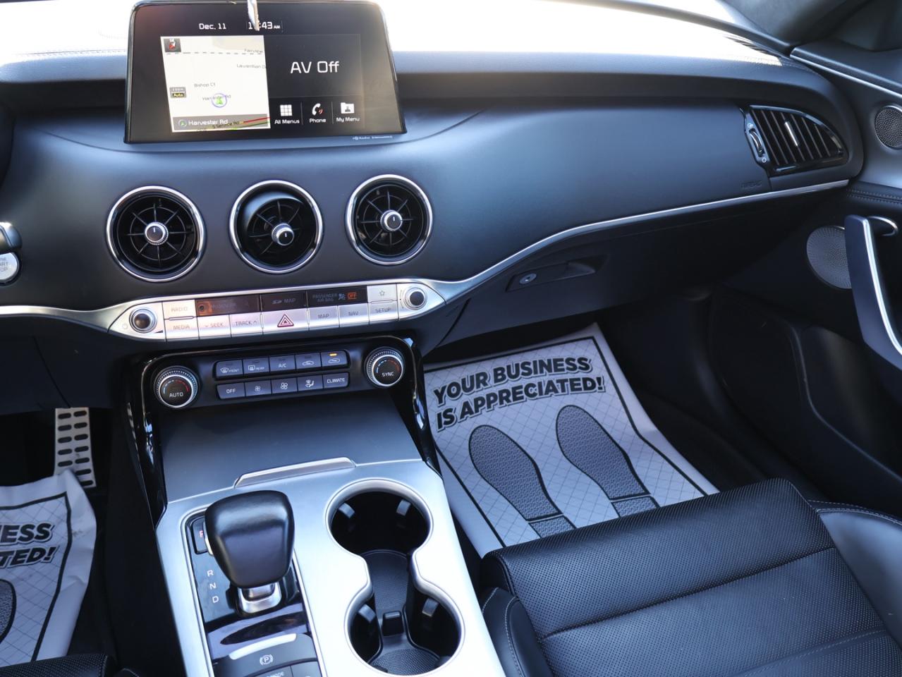 2018 Kia Stinger GT-LIMITED AWD CERTIFIED *KIA MAINTAIN* CAMERA NAV BLUETOOTH LEATHER HEATED SEATS PANO ROOF CRUISE ALLOYS Photo