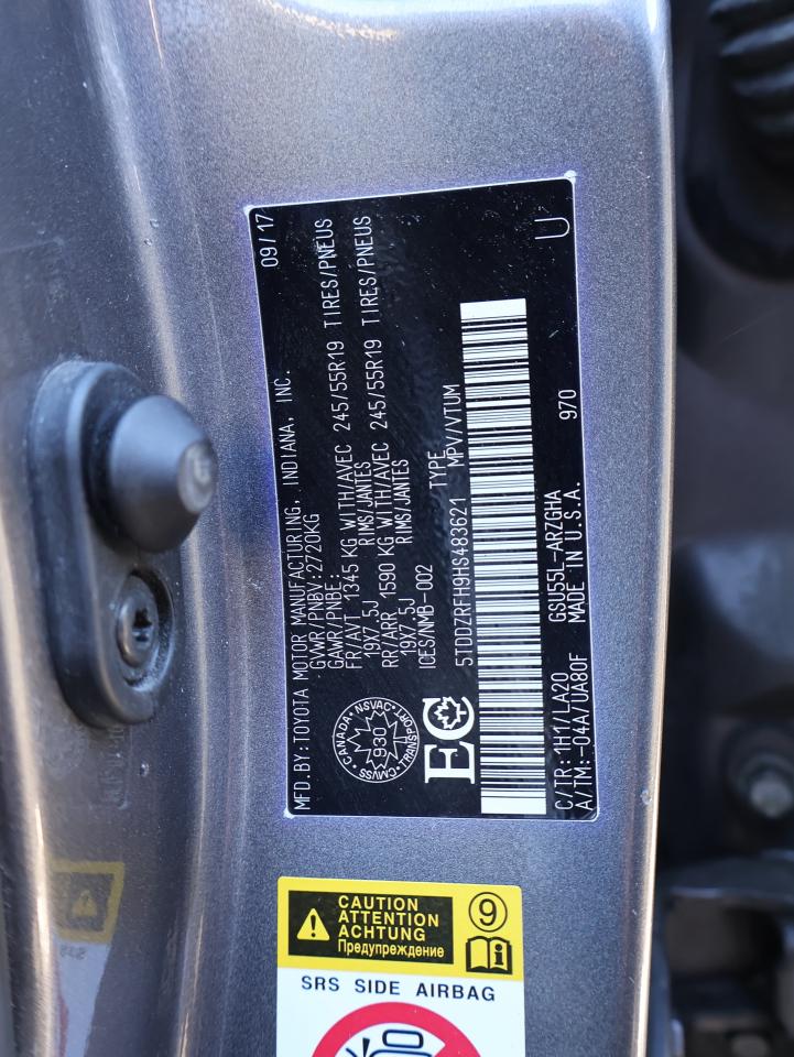 2017 Toyota Highlander LIMITED AWD CERTIFIED *TOYOTA MAINTAIN* CAMERA NAV BLUETOOTH LEATHER HEATED SEATS PANO ROOF CRUISE ALLOYS Photo