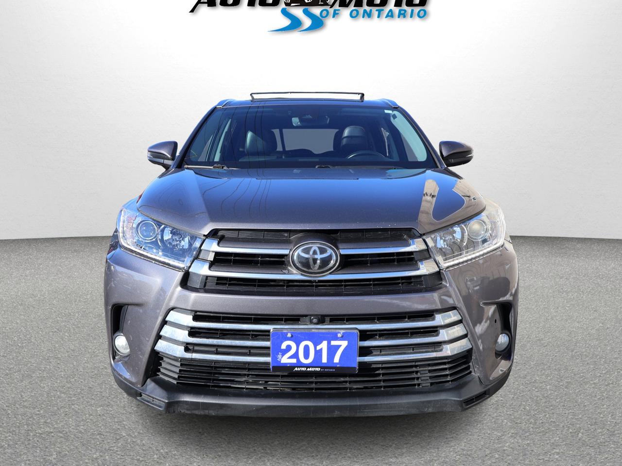2017 Toyota Highlander LIMITED AWD CERTIFIED *TOYOTA MAINTAIN* CAMERA NAV BLUETOOTH LEATHER HEATED SEATS PANO ROOF CRUISE ALLOYS Photo