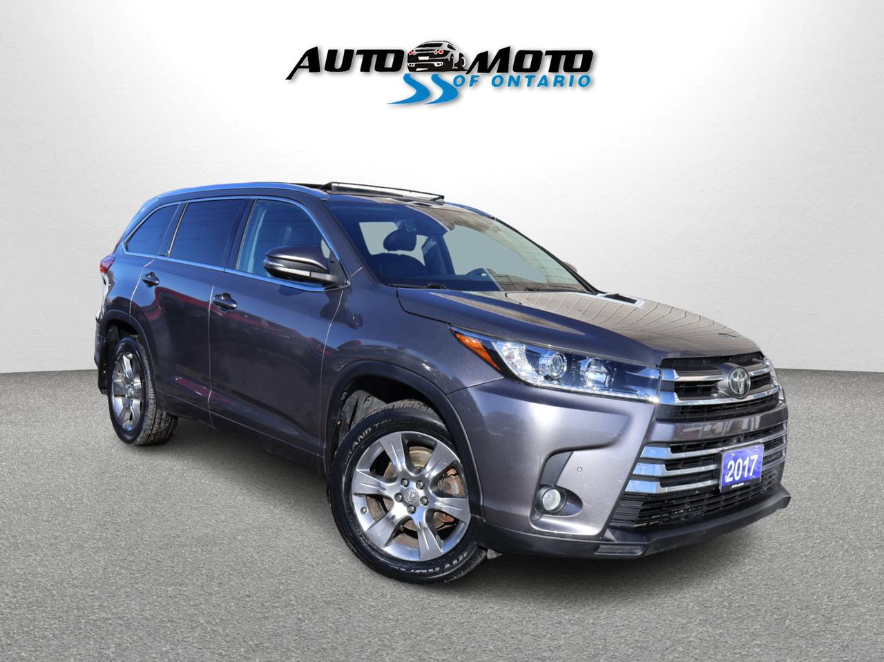 2017 Toyota Highlander LIMITED AWD CERTIFIED *TOYOTA MAINTAIN* CAMERA NAV BLUETOOTH LEATHER HEATED SEATS PANO ROOF CRUISE ALLOYS - Photo #1