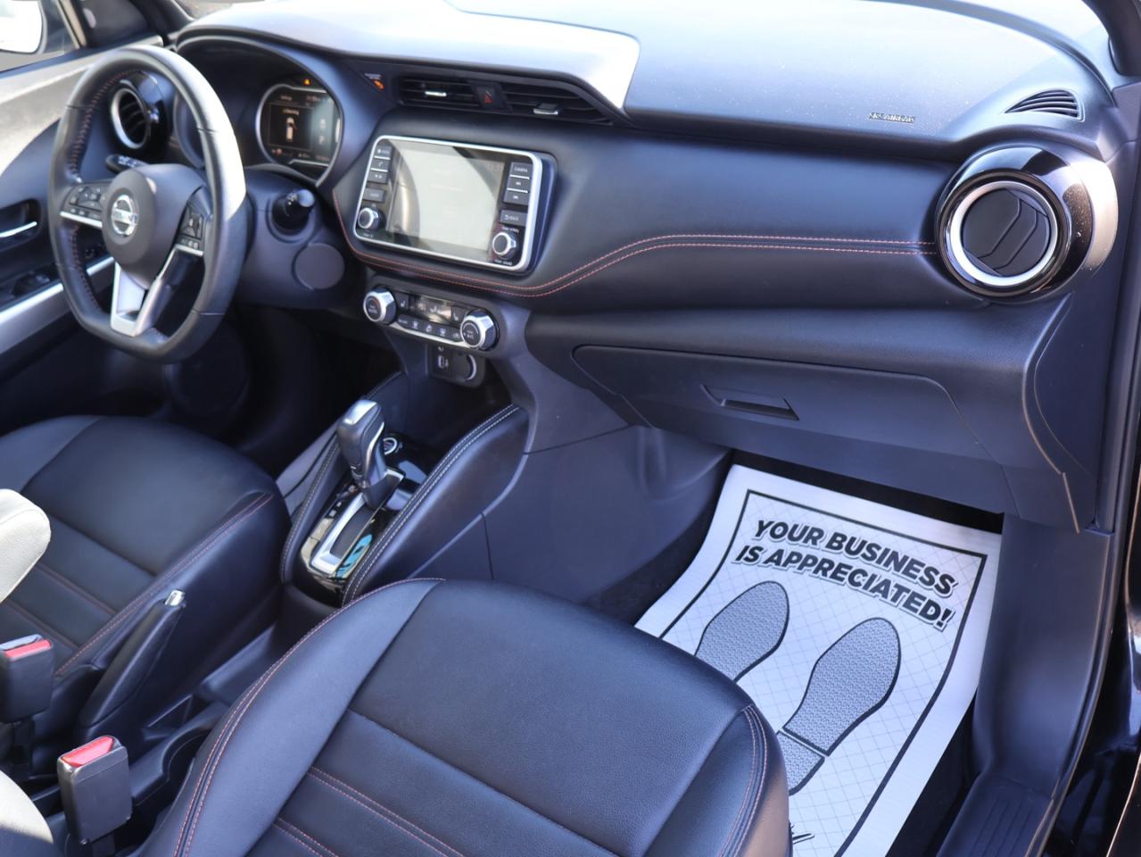 2019 Nissan Kicks SR CERTIFIED *1 OWNER*ACCIDENT FREE*NISSAN MAINTAIN* CAMERA BLUETOOTH LEATHER HEATED SEATS CRUISE ALLOYS Photo