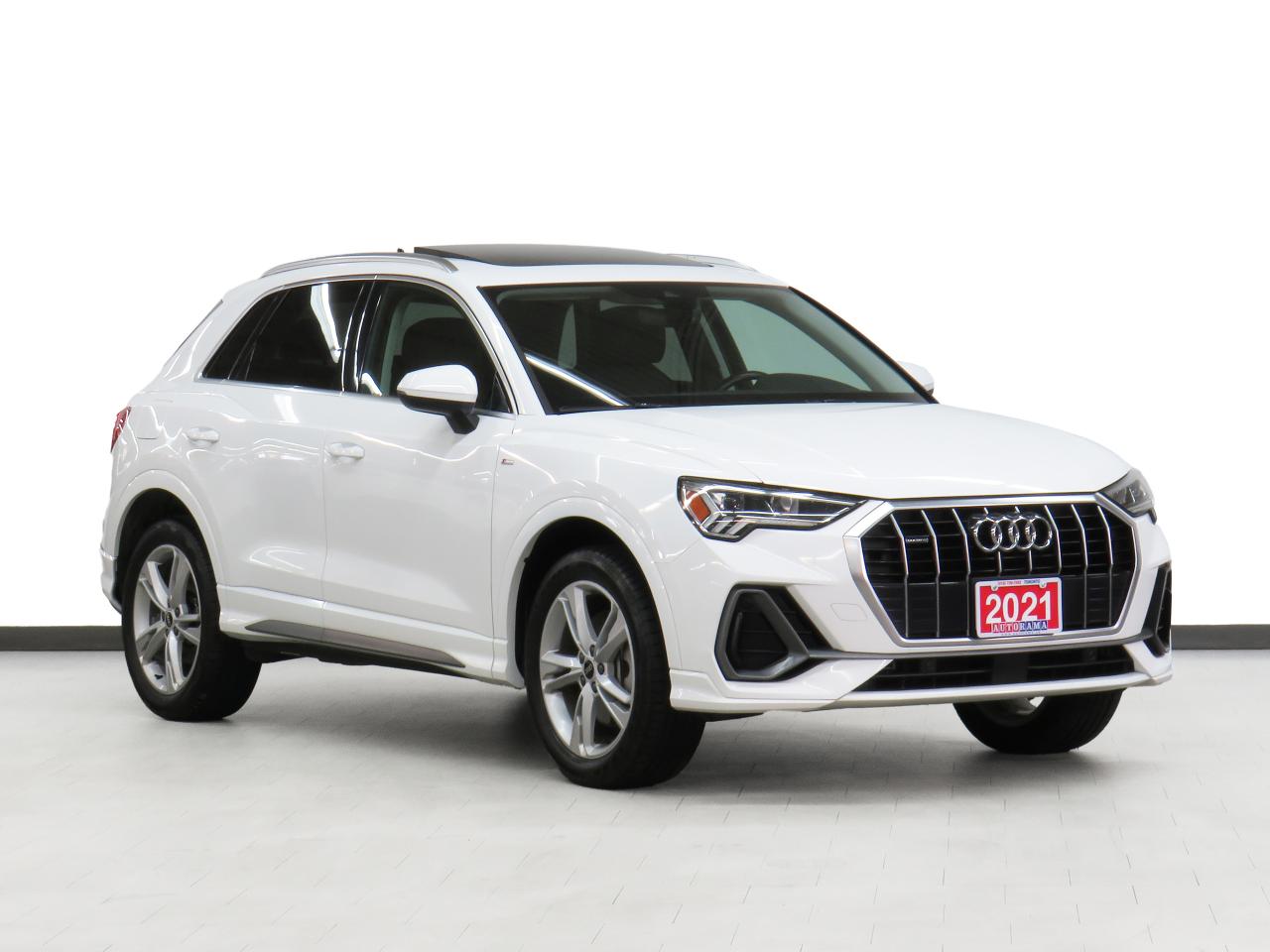 2021 Audi Q3 PROGRESIV S-Line AWD | Leather | Pano roof | BSM